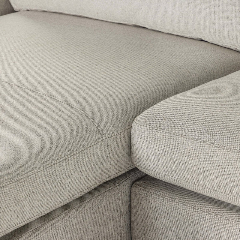 Colt 3-Piece U Sectional - Aldred Silver