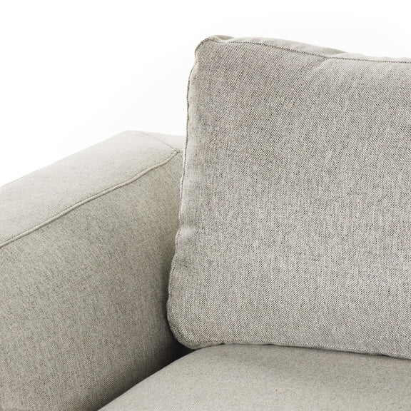 Colt 3-Piece U Sectional - Aldred Silver