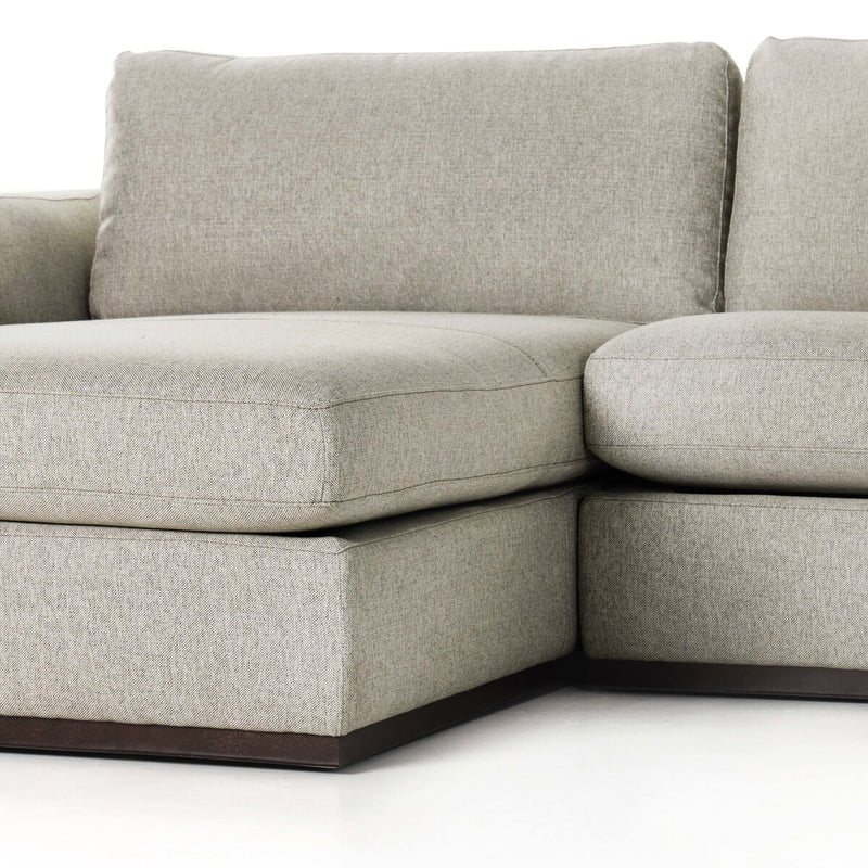Colt 3-Piece U Sectional - Aldred Silver