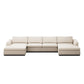 Colt 3-Piece U Sectional - Crypton Nomad Snow