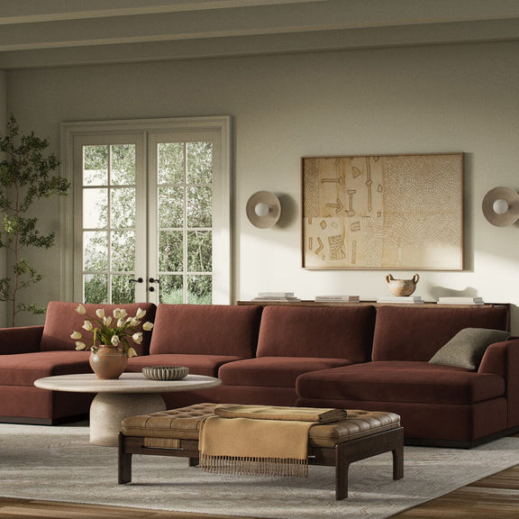 Colt 3-Piece U Sectional - Surrey Auburn