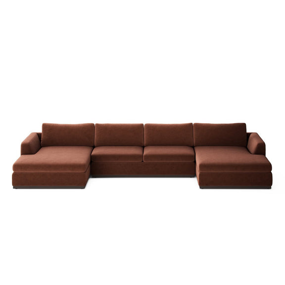 Colt 3-Piece U Sectional - Surrey Auburn