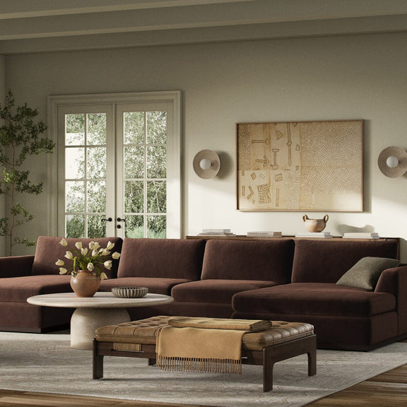 Colt 3-Piece U Sectional - Surrey Cocoa
