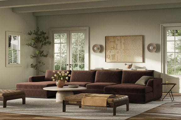 Colt 3-Piece U Sectional - Surrey Cocoa