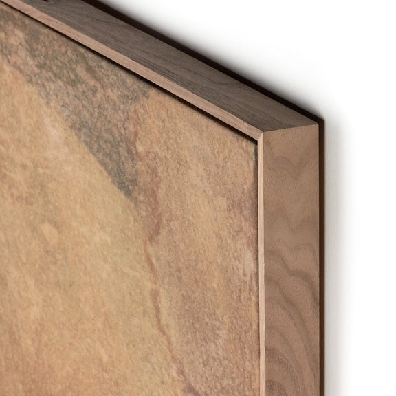 Soulful Hike by Molly Supplee - Rustic Walnut Floater