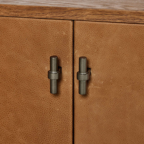 Posada L-Shaped Desk - Amber Oak Veneer