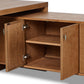 Posada L-Shaped Desk - Amber Oak Veneer