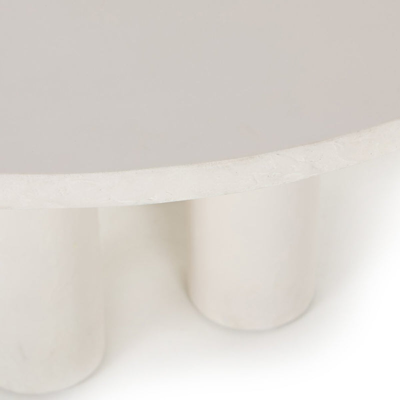 Parra Round Dining Table - White Concrete