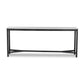 Hammered Iron Console Table