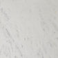 Hammered Iron End Table - White Marble