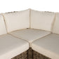 Messina Outdoor 3-Piece Sectional - Chunky Sand Woven
