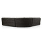 Messina Outdoor 3-Piece Sectional - Chunky Charcoal Woven