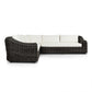 Messina Outdoor 3-Piece Sectional - Chunky Charcoal Woven