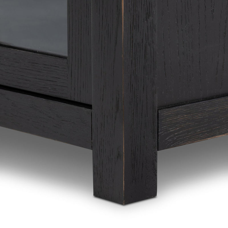 Admont Bookcase and Ladder - Worn Black