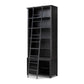 Admont Bookcase and Ladder - Worn Black