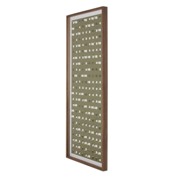 See Through Olive by FH Art Studio - Rustic Walnut