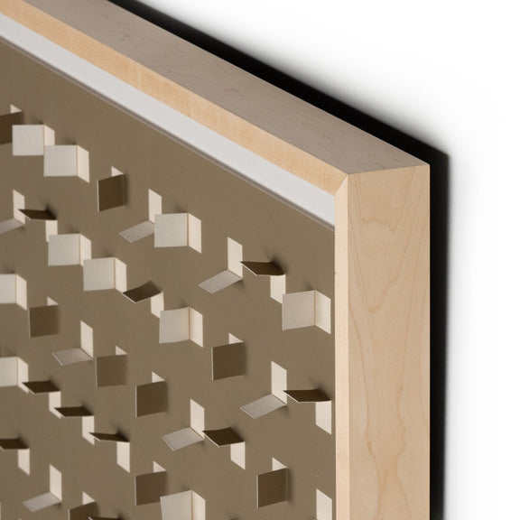 See Through Taupe by FH Art Studio - Natural Maple