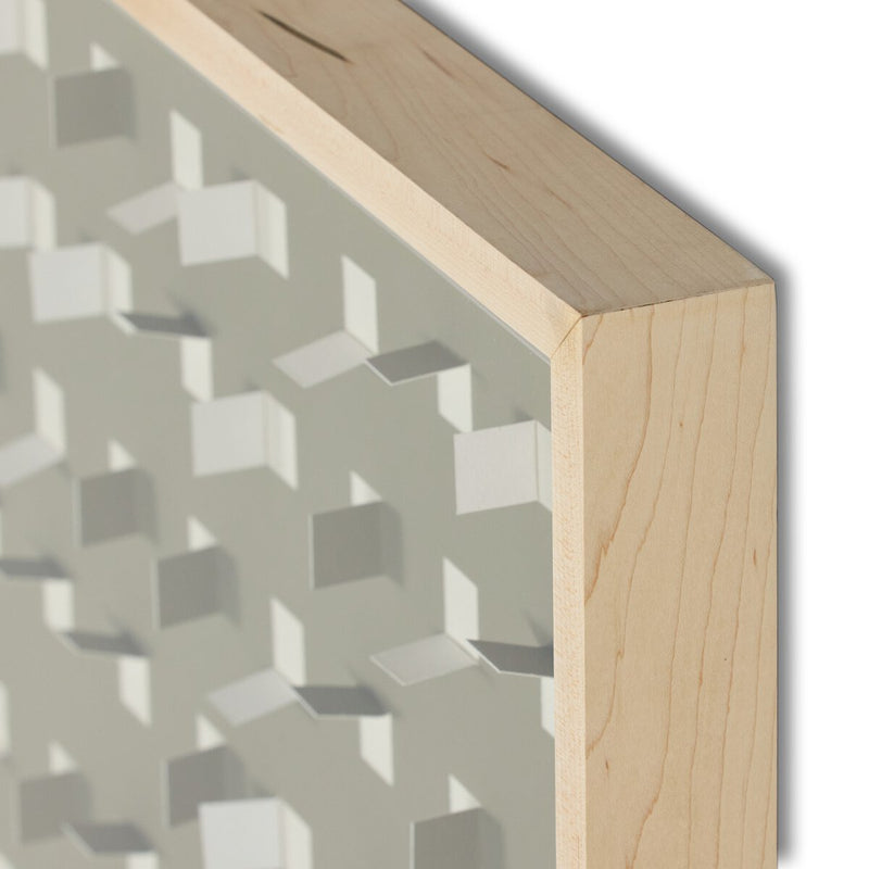 See Through Taupe by FH Art Studio - Natural Maple