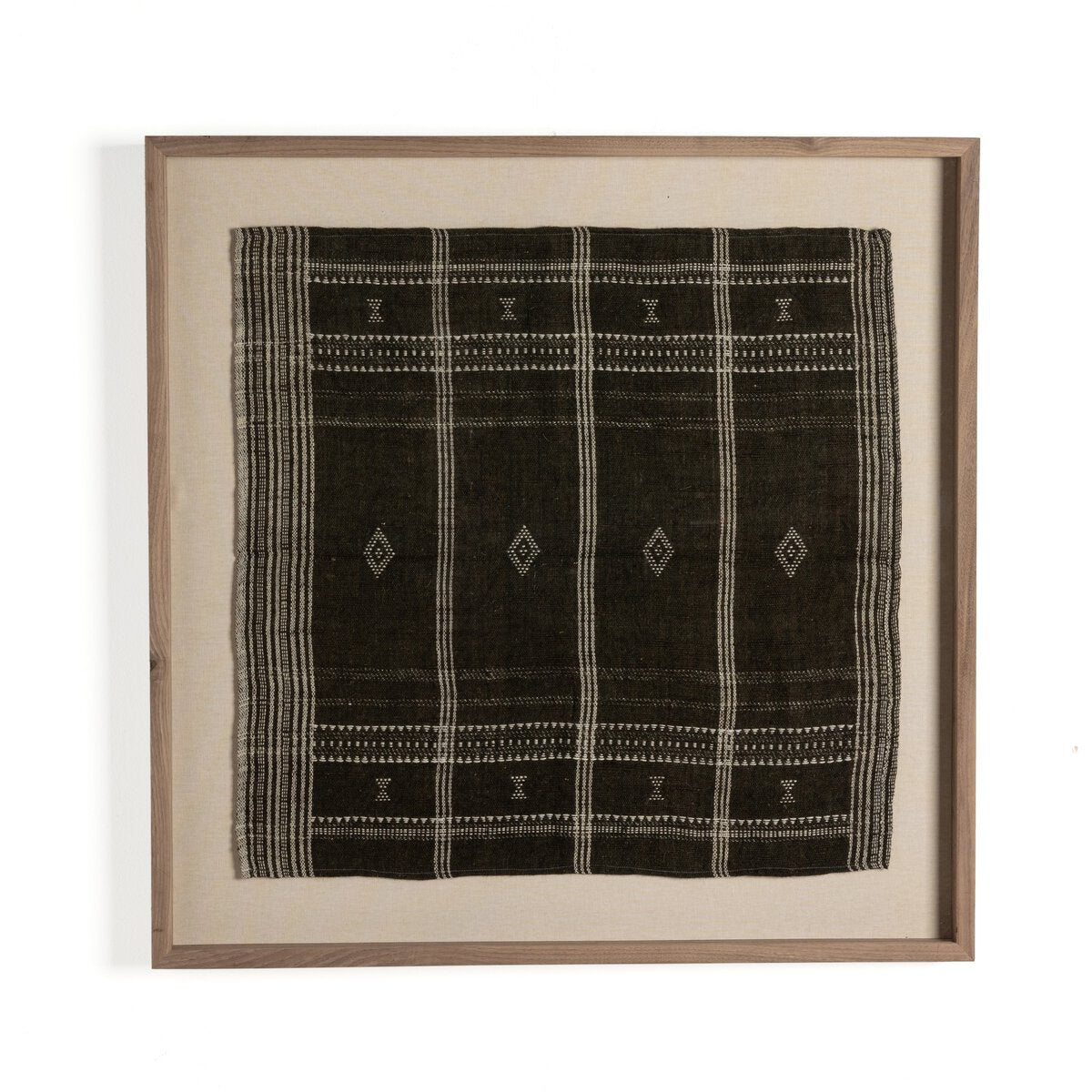 Bhujodi Textile 1 - Chocolate & Rustic Walnut