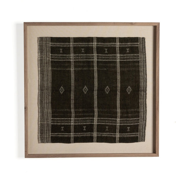 Bhujodi Textile 1 - Chocolate & Rustic Walnut