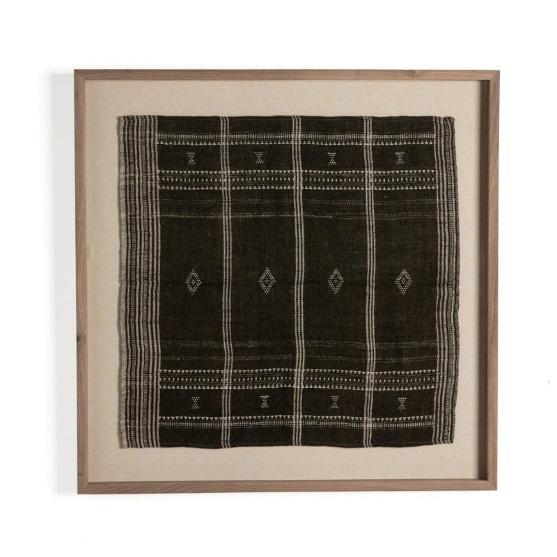 Bhujodi Textile 1 - Chocolate & Rustic Walnut