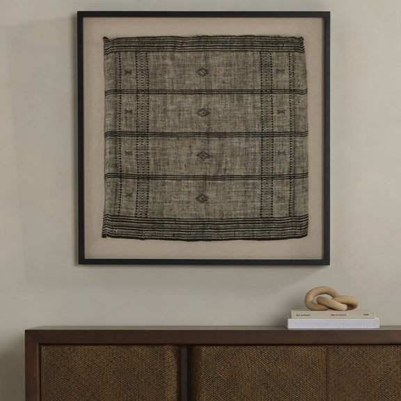 Bhujodi Textile 1 - Mocha & Black Maple
