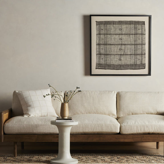 Bhujodi Textile 1 - Mocha & Black Maple