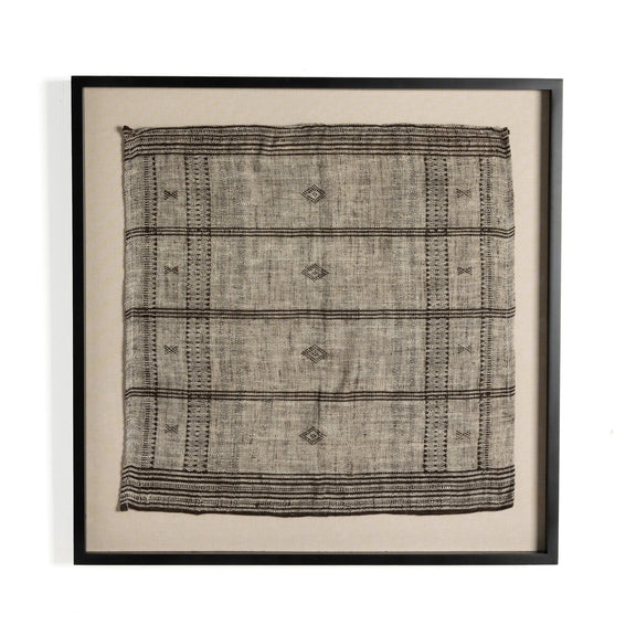 Bhujodi Textile 1 - Mocha & Black Maple