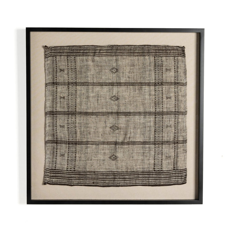 Bhujodi Textile 1 - Mocha & Black Maple