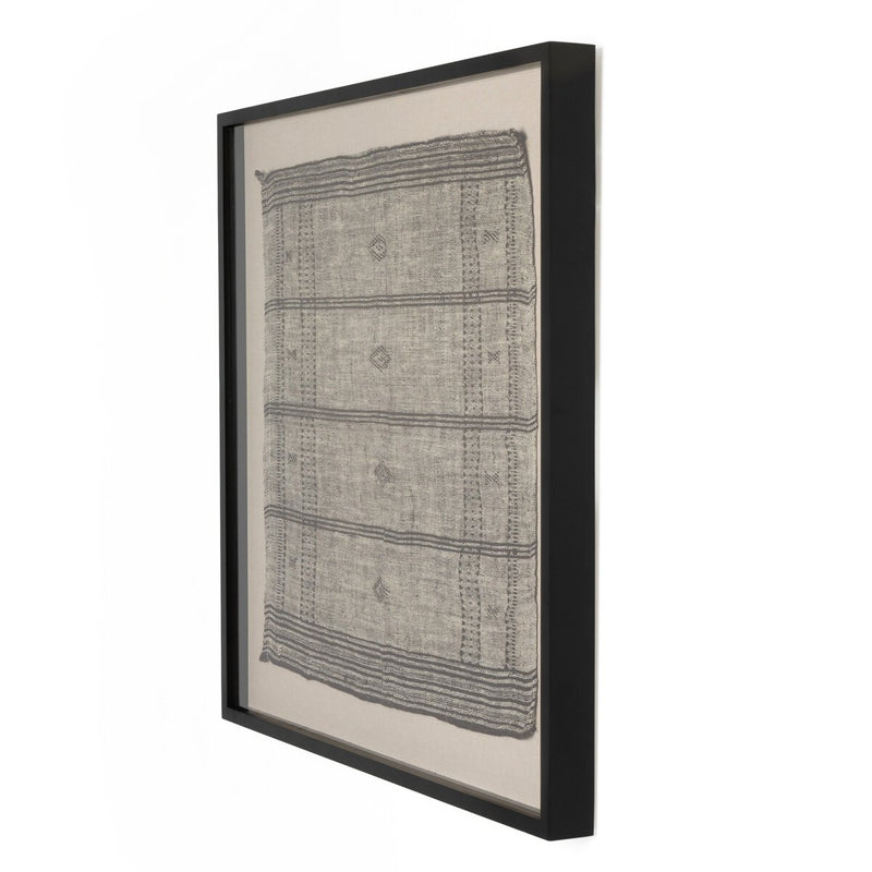 Bhujodi Textile 1 - Mocha & Black Maple