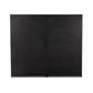 Millie Panel and Glass Door Double Cabinet - Drifted Matte Black
