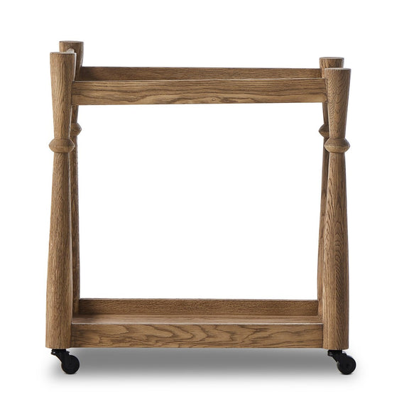 Alamosa Bar Cart - Light Wash Oak