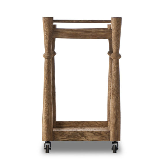 Alamosa Bar Cart - Light Wash Oak