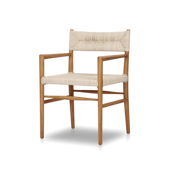 Lomas Outdoor Dining Armchair - Natural Teak