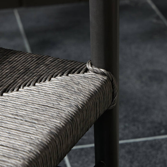 Lomas Outdoor Dining Armchair - Black Teak