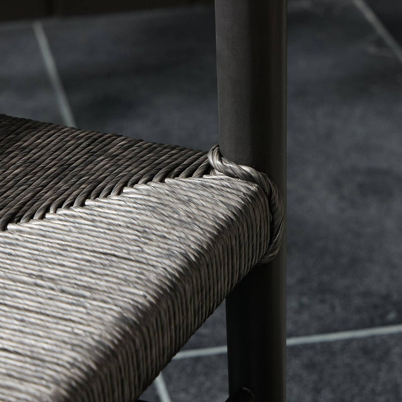 Lomas Outdoor Dining Armchair - Black Teak