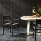 Lomas Outdoor Dining Armchair - Black Teak