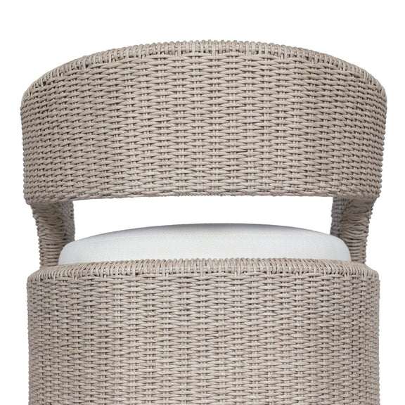 Hawkins Outdoor Swivel Chair - Vintage White