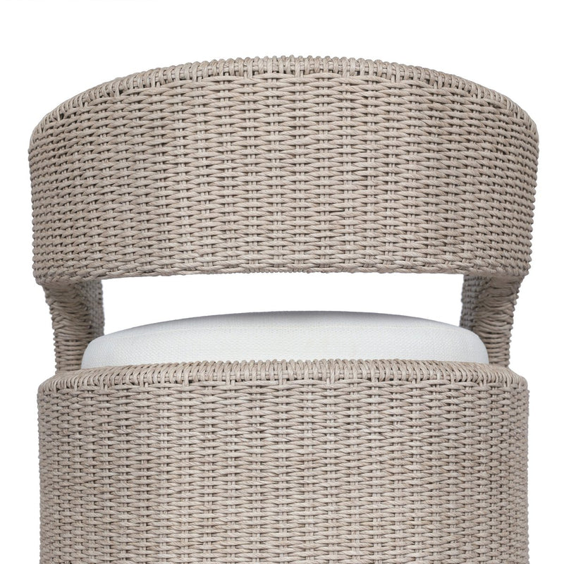 Hawkins Outdoor Swivel Chair - Vintage White