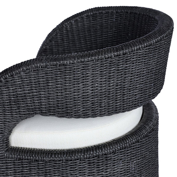 Hawkins Outdoor Swivel Chair - Vintage Coal