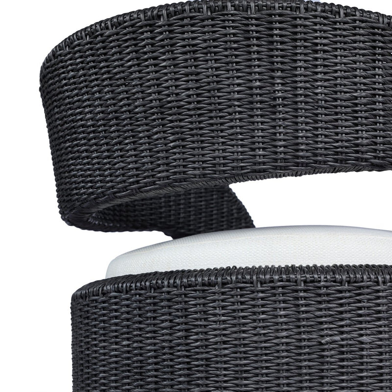 Hawkins Outdoor Swivel Chair - Vintage Coal