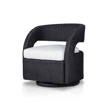 Hawkins Outdoor Swivel Chair - Vintage Coal