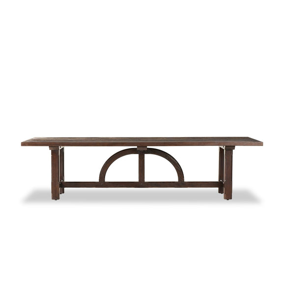 The Arch Dining Table - Medium Brown Fir Veneer