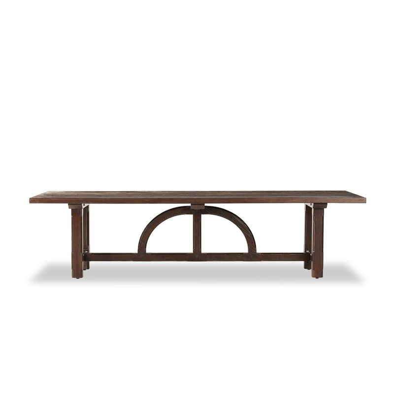 The Arch Dining Table - Medium Brown Fir Veneer
