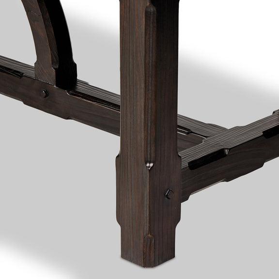 The Arch Dining Table - Medium Brown Fir Veneer