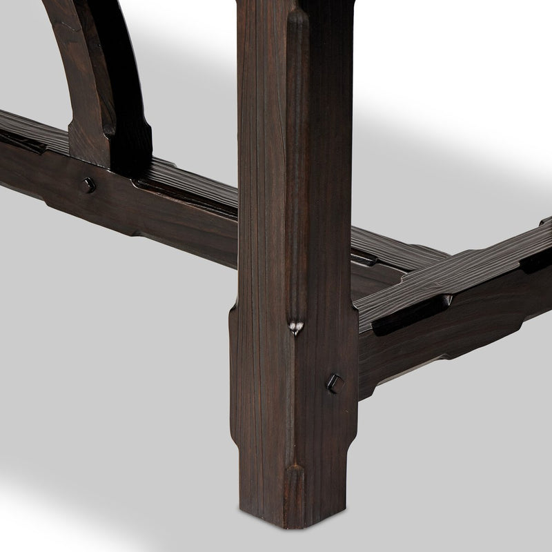 The Arch Dining Table - Medium Brown Fir Veneer