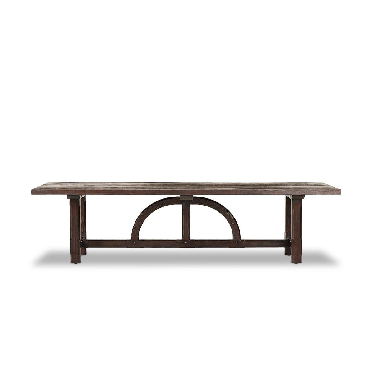 The Arch Dining Table - Medium Brown Fir Veneer