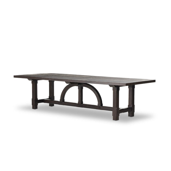 The Arch Dining Table - Medium Brown Fir Veneer