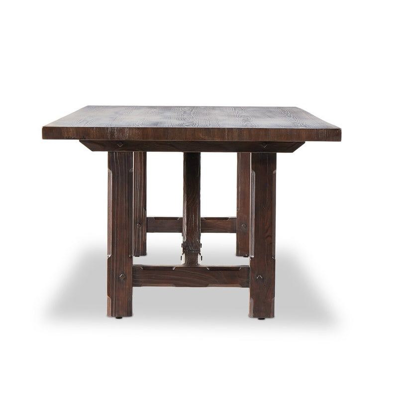 The Arch Dining Table - Medium Brown Fir Veneer