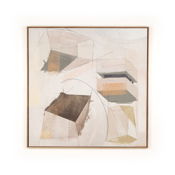 Escalate Diptych by Coup d'Esprit - White Oak Floater